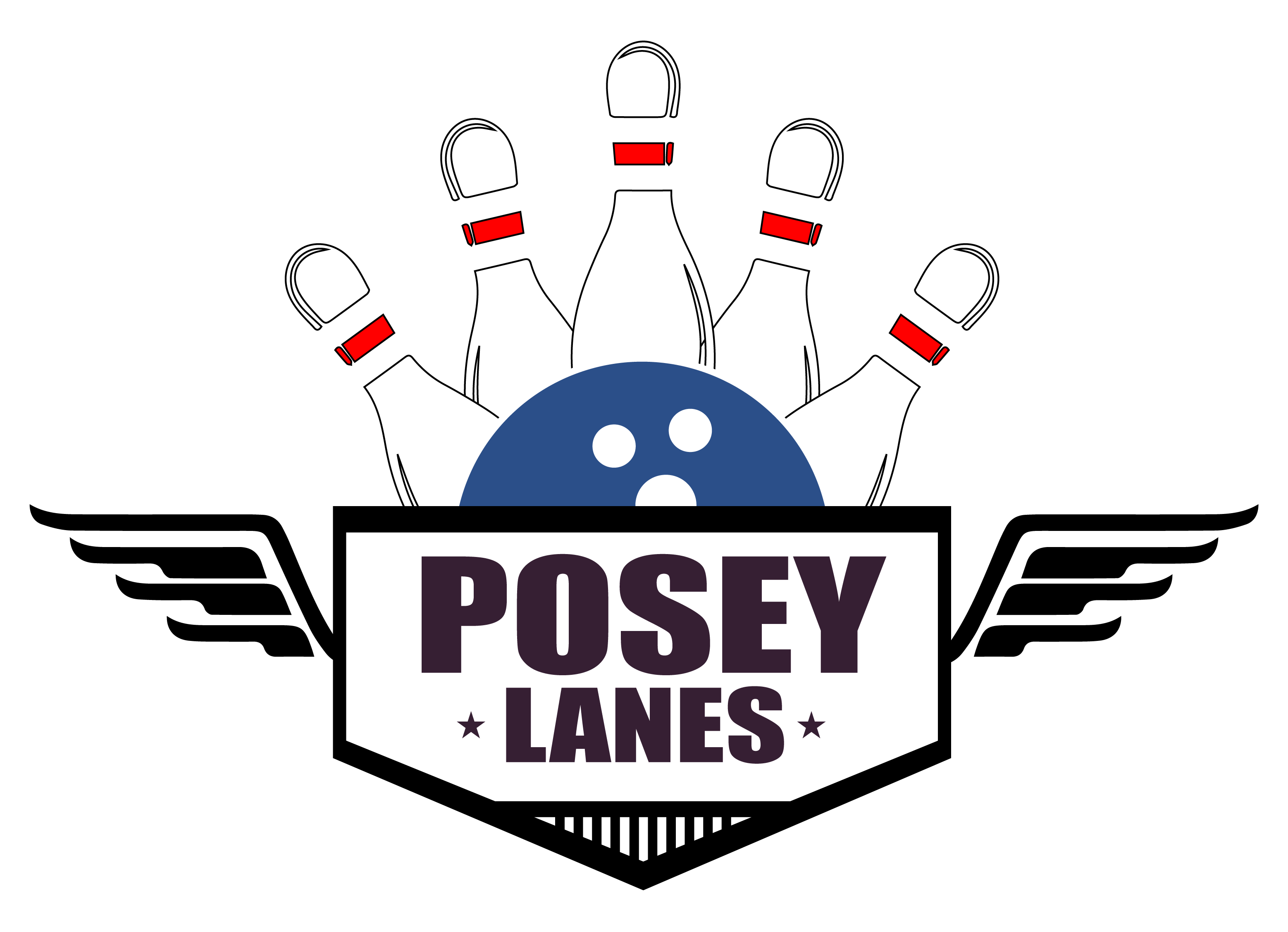 Posey Lanes Logo